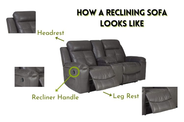 How a reclining sofa looks like