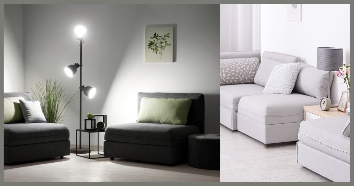 How to separate a sectional sofa and use it to arrange a room