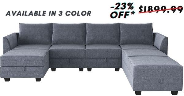 Budget-friendly sectional sofa