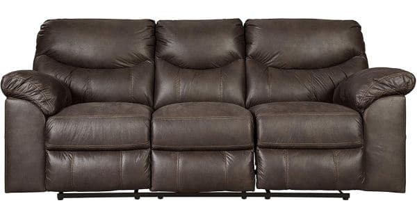 Boxberg Contemporary Faux Leather Reclining Power Sofa 
