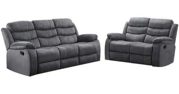 2-Piece Reclining Living Room Upholstered Sofa, AC Pacific