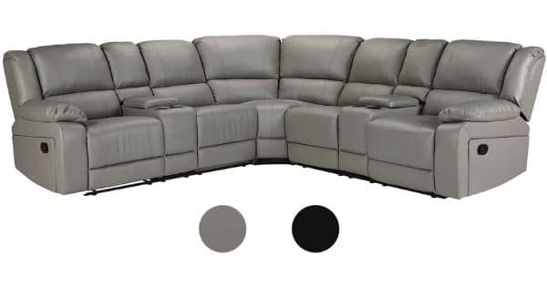  Symmetrical Reclining Sectional Sofa, FREESNOOZE