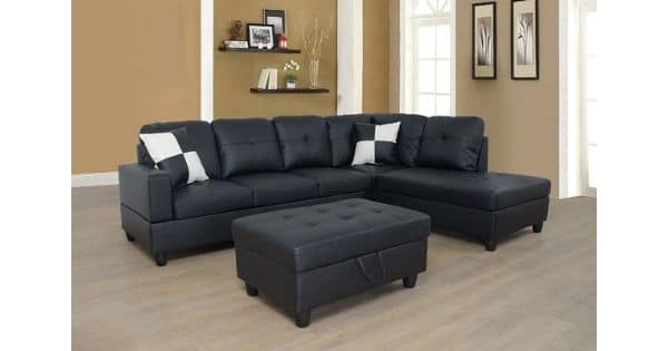 LifeStyle Furniture Right Facing 3PC Sectional Sofa Set