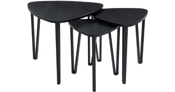 Sets of 3 Stacking End Side Tables, Coavas