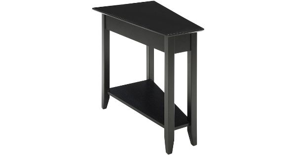 Modern Wedge End Table, Convenience Concepts