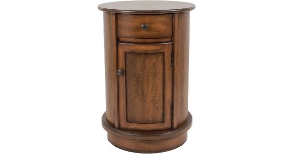 Side Table, Honeynut Brown, Decor Therapy