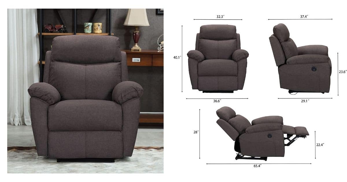 Importance of knowing the dimension of a recliner