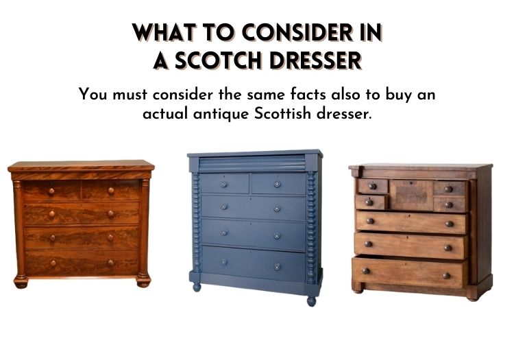 What to consider in a scotch dresser