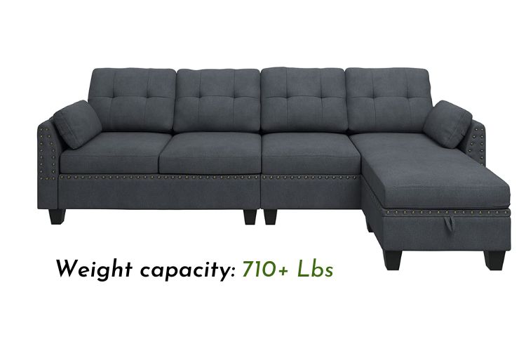 best sectional sofa for big and tall