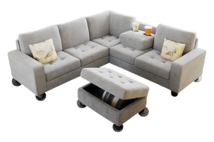 high weight capacity sectional sofa