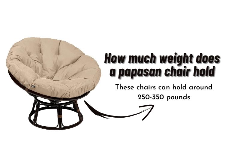 How much weight does a papasan chair hold