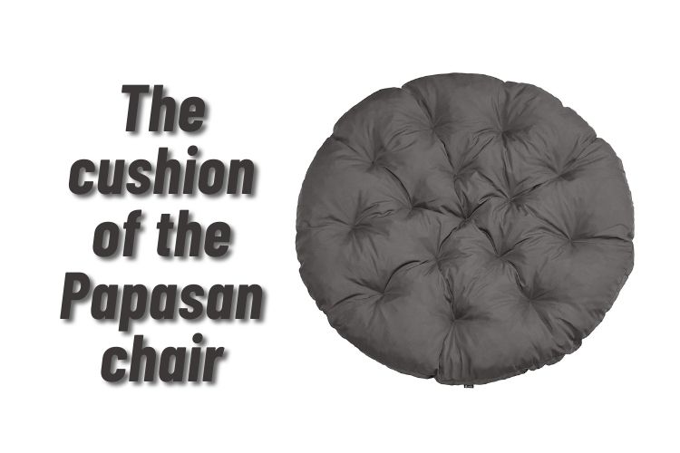 The cushion of the Papasan chair