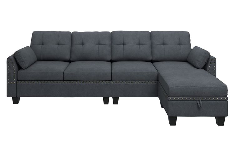 most comfortable sectional couch for back support