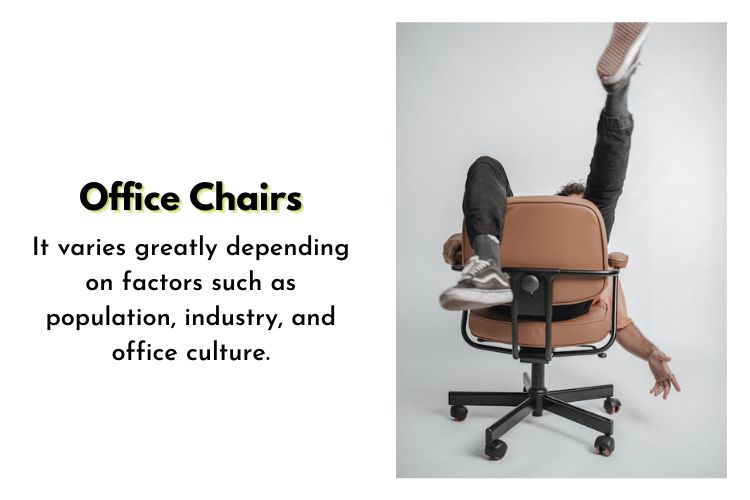 How many office chairs are in the world
