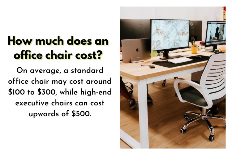 How much does an office chair cost