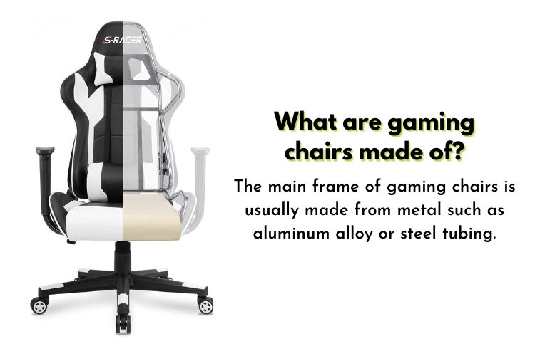 What are gaming chairs made of