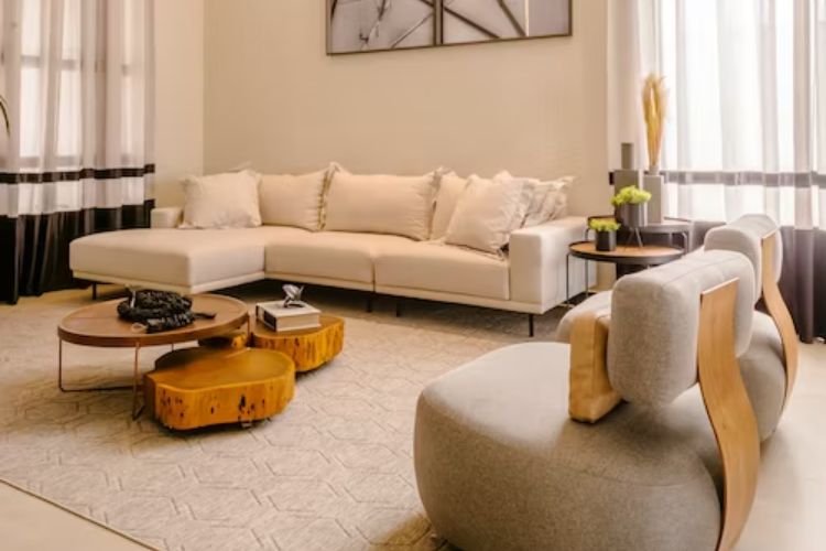 Turn couch into sectional with ottoman