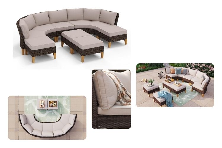 best outdoor sectional for rain